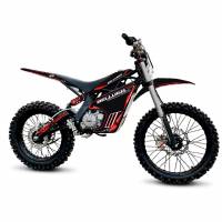 Электрический питбайк White Siberia Belluga 6000W (Красный-Черный)