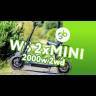 Электросамокат White Siberia Mini 2000W 2WD (Черный) видеообзор