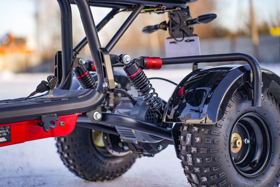 Электротрицикл WHITE SIBERIA TRIKE MINI BLACK 1500W