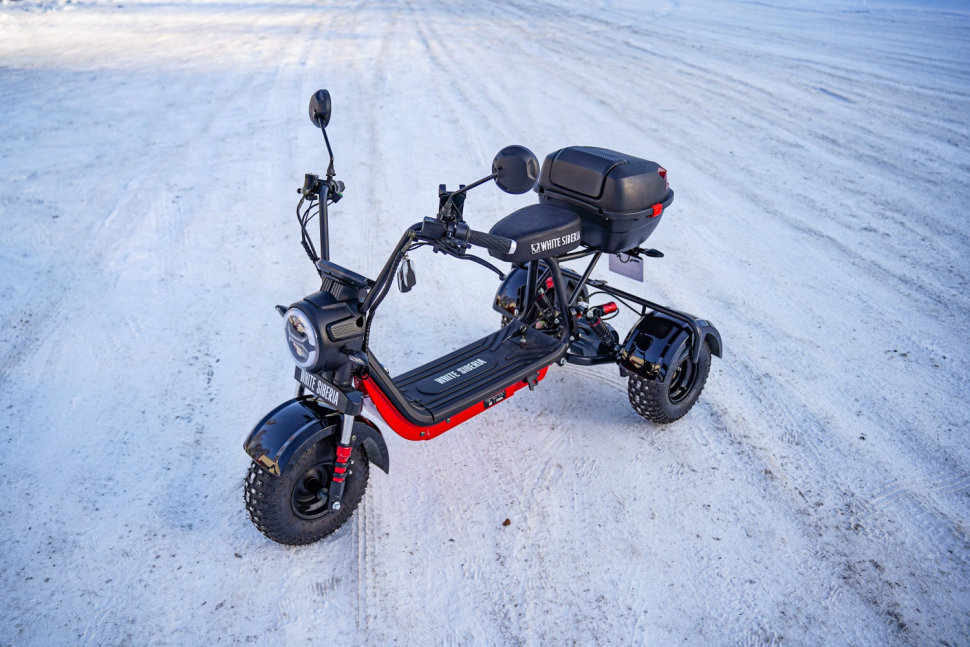 Электротрицикл WHITE SIBERIA TRIKE MINI BLACK 1500W