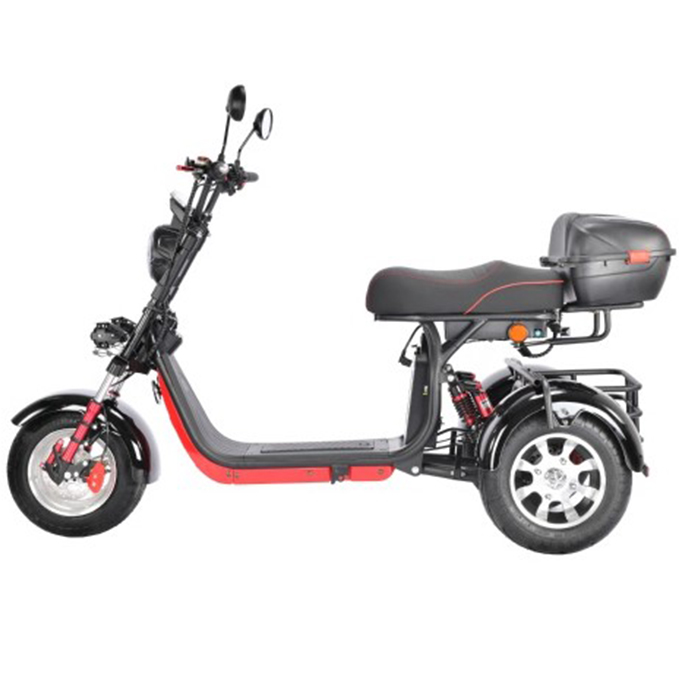 Электротрицикл WHITE SIBERIA PRO TRIKE 3000W BLACK