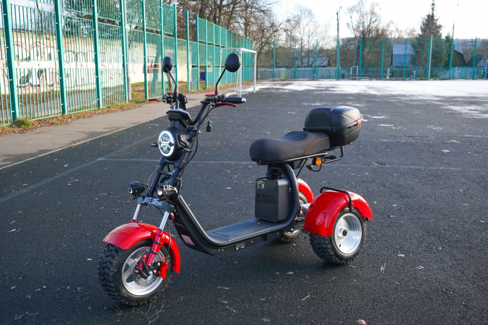 Электротрицикл WHITE SIBERIA IKRA 5000W RED