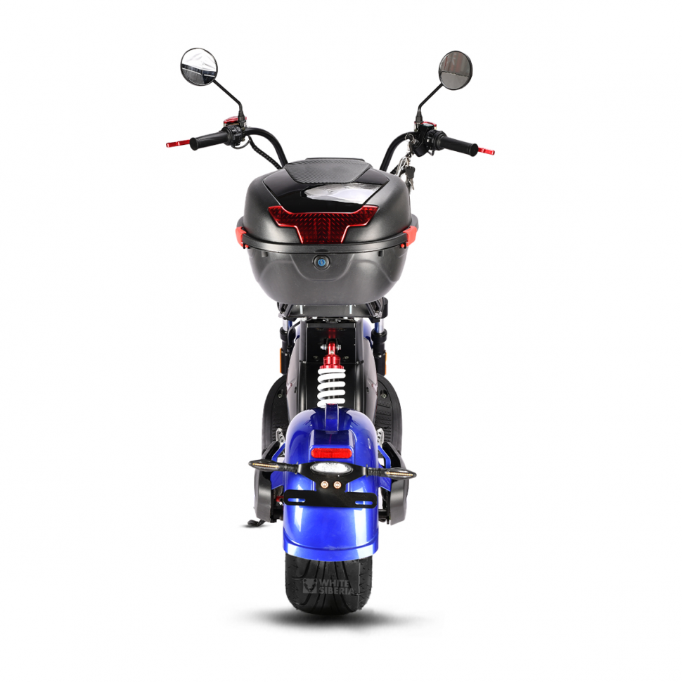 Электроскутер WHITE SIBERIA BLACK SEA (BLUE) 5000W