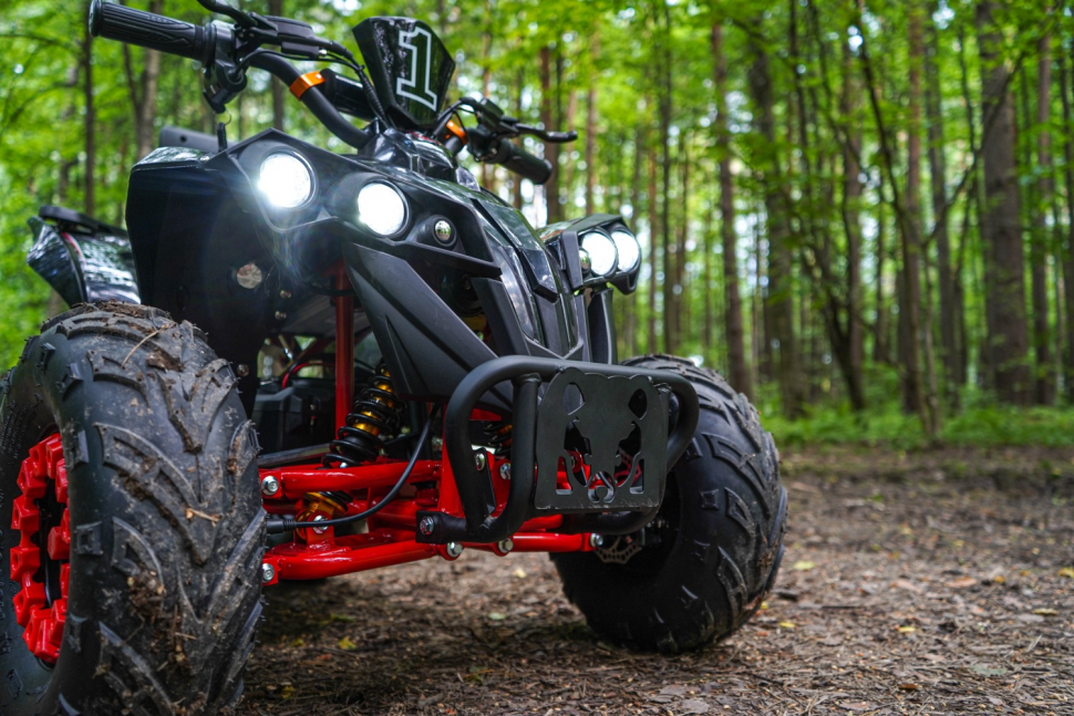 Детский электроквадроцикл WHITE SIBERIA SNEG R 1500W